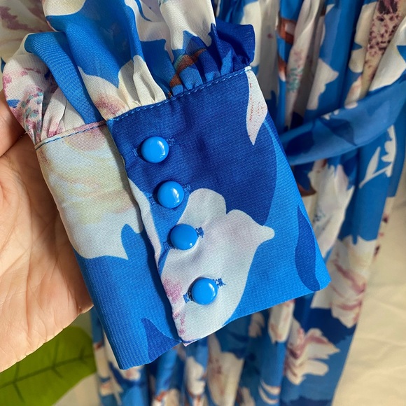 NWOT Pink Lily My Dearest Darling Floral Maxi Dress - Picture 4 of 15